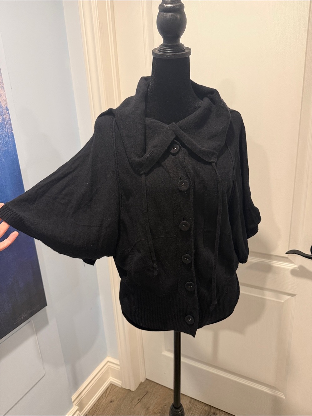 Buy 2 for 20$ ✌🏻Guess Jeans Black Cardigan- 💯 Cotton